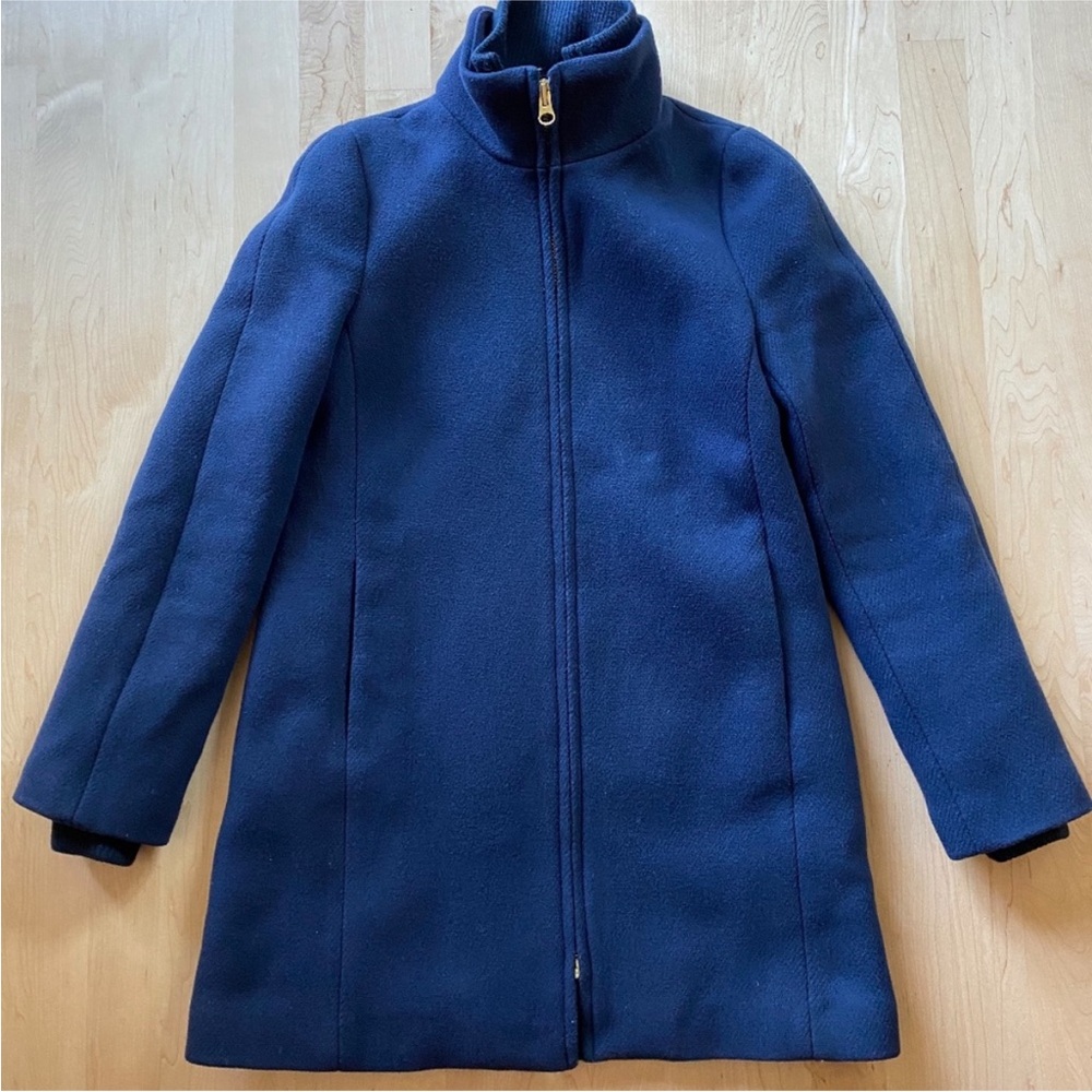 J Crew Lodge Coat - Navy Blue size 2